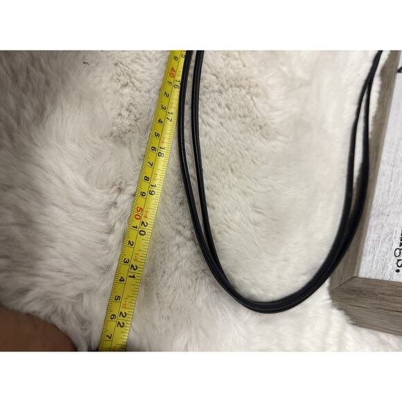 Vintage Coach Leather Basic Bag Purse Black Double Strap Made in USA 021-9003 - Picture 12 of 14